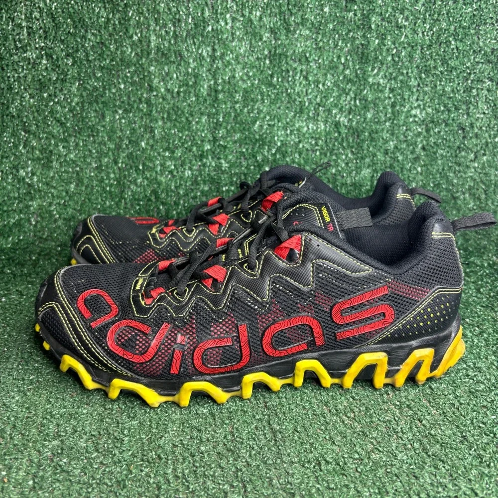 Adidas Vigor TR III Trail Running Athletic Rugged Outdoor Sneaker Black Mens 10